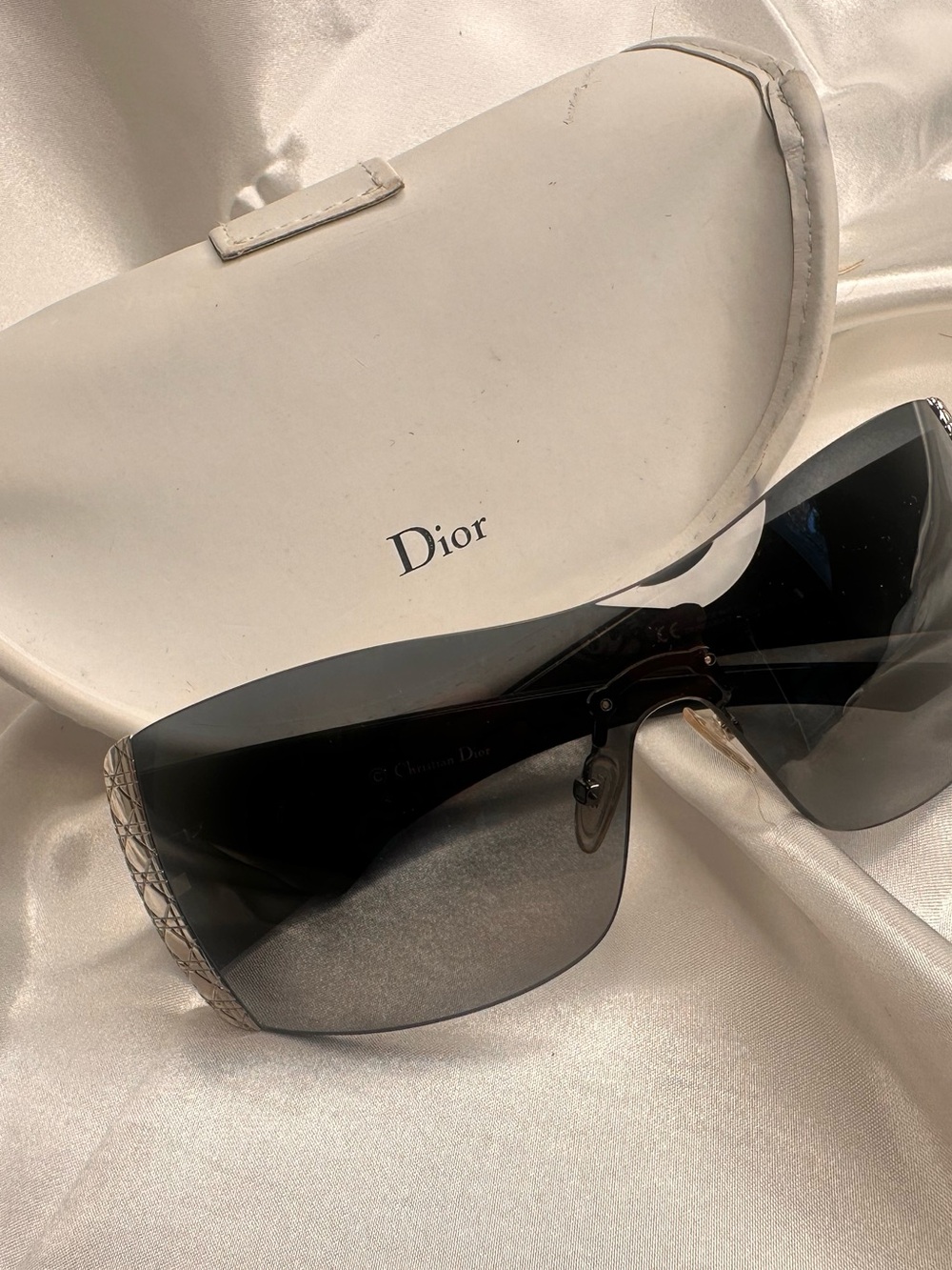 Dior Shield Sunglasses with Black Gradient Lenses Diorissima